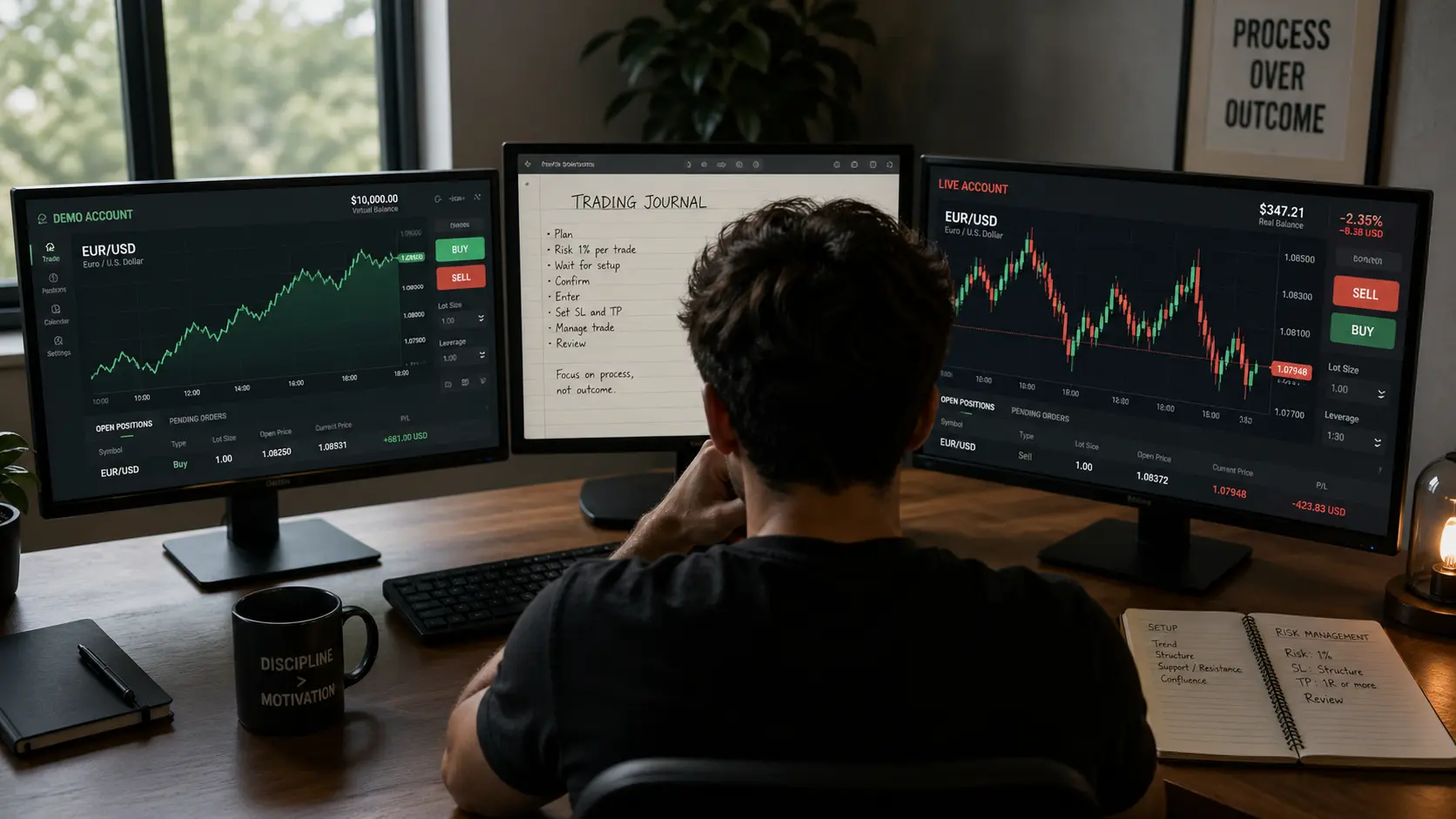 Real-World Difference Between Demo and Live Forex Trading