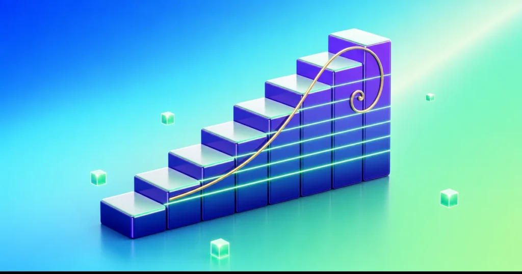 Niveles de retroceso de Fibonacci trazados en un gráfico de acciones, marcando la zona de retroceso del 38.2%, 50% y 61.8% tras un rally