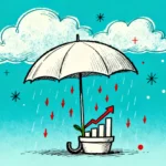 A trader reviewing risk limits and a stop-loss on a chart